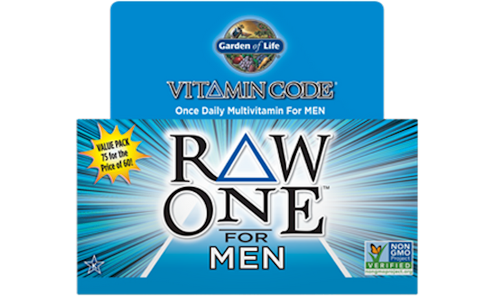 Vitamin Code Raw One for Men 75 vegcaps