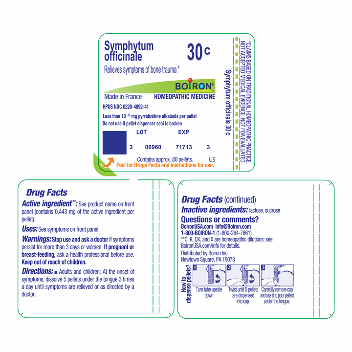 Symphytum officinale 30C 80 Pellets