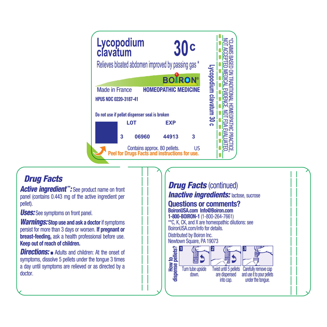 Lycopodium clavatum 30C 80 Pellets