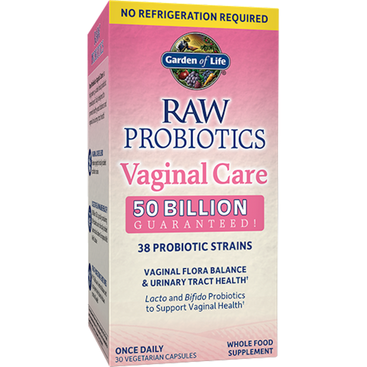 Raw Probiotics Vaginal Care Shelf Stable 30 vegcaps