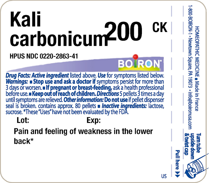 Kali carbonicum 200CK 80 Pellets