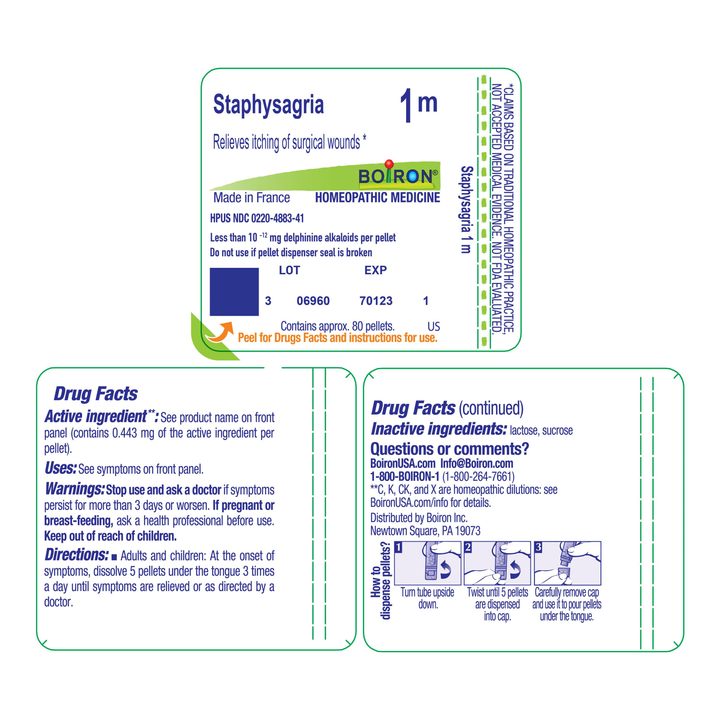 Staphysagria 1M 80 Pellets