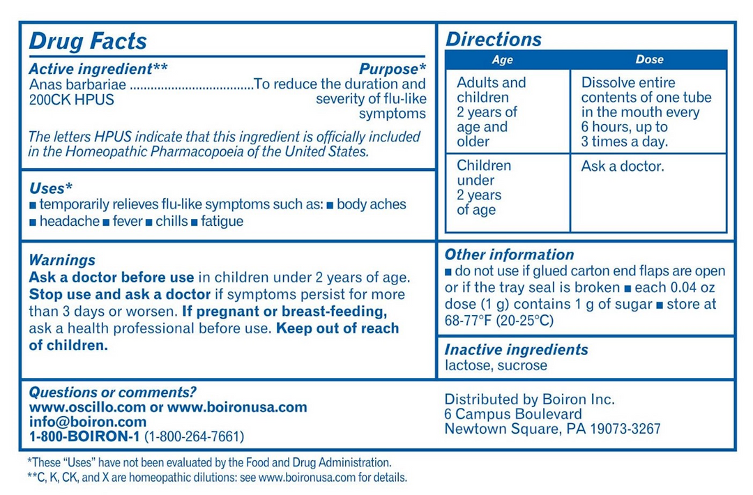 Oscillococcinum 6 doses