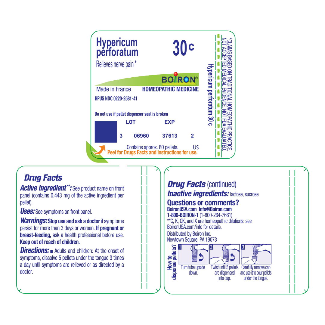 Hypericum perforatum 30C 80 Pellets