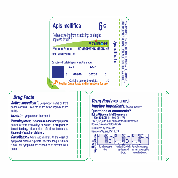 Apis mellifica 6C 80 Pellets