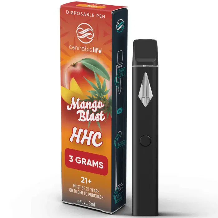 Cannabis Life | HHC Vape – Mango Blast | Sativa – 3g HHC Disposable