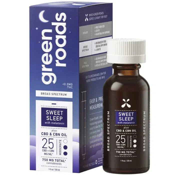 Green Roads | CBD Sleep Tincture | CBD & Melatonin 750mg-30mL