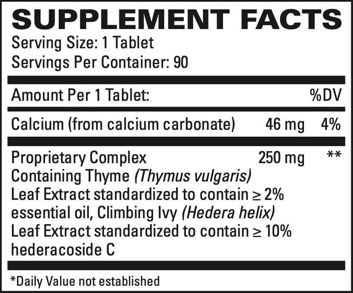 Respiratory Relief* 90 Tabs