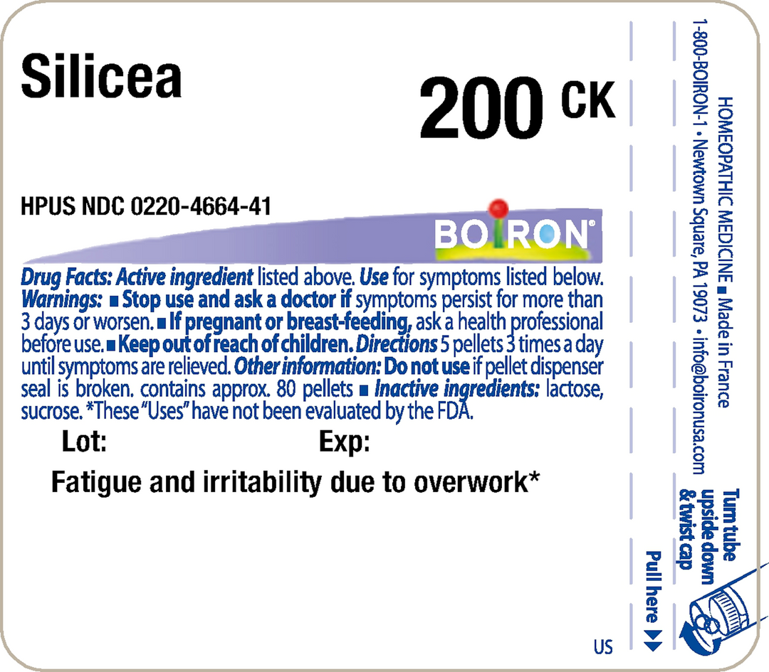 Silicea 200CK 80 Pellets