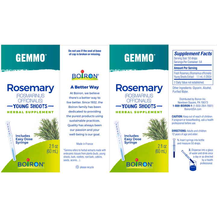 Gemmo Rosemary Young Shoots 2 fl oz