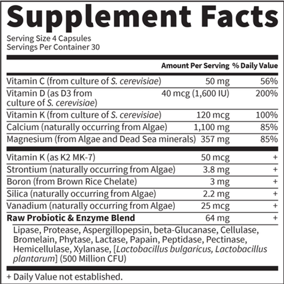 Vitamin Code Raw Calcium 120 vegcaps