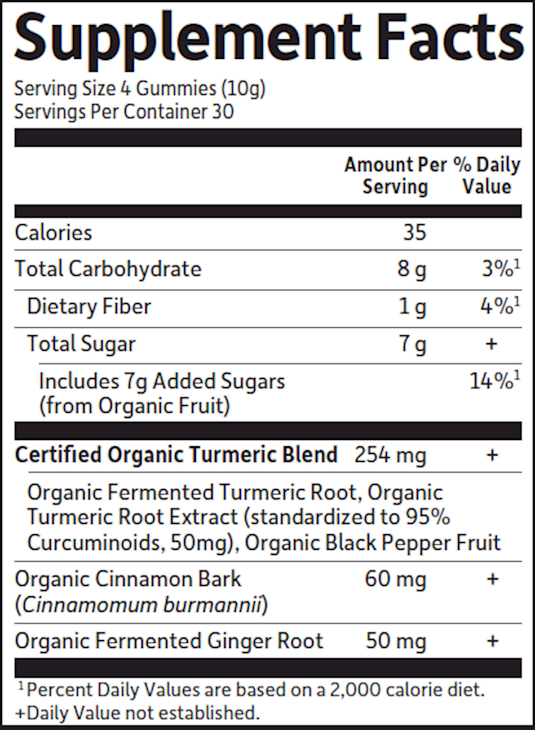 Turmeric Organic 120 gummies