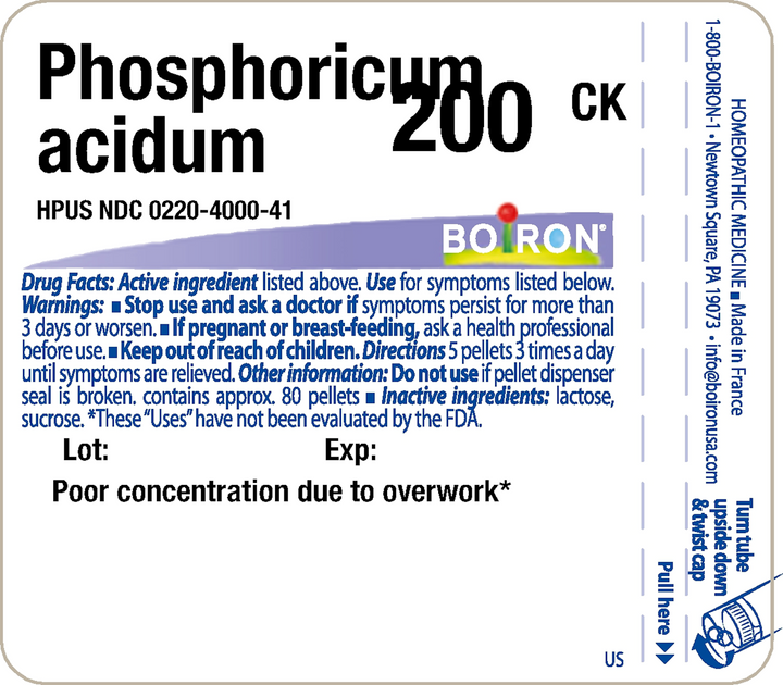 Phosphoricum acidum 200CK 80 Pellets