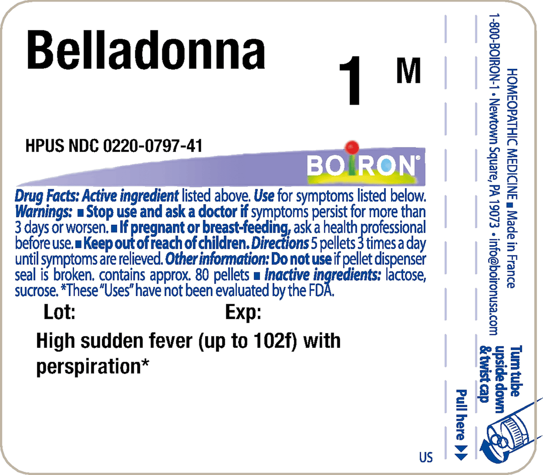 Belladonna 1M 80 Pellets - FAR HILLS PHARMACY STORE