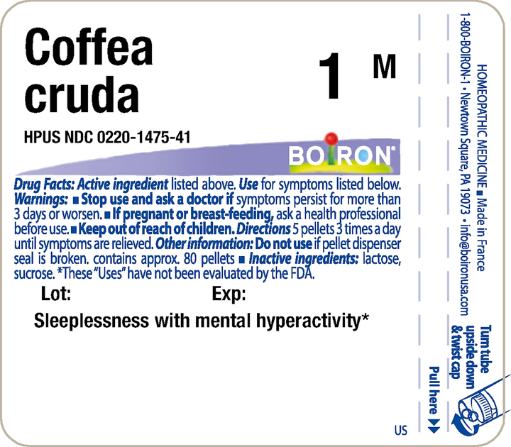 Coffea cruda 1M 80 Pellets