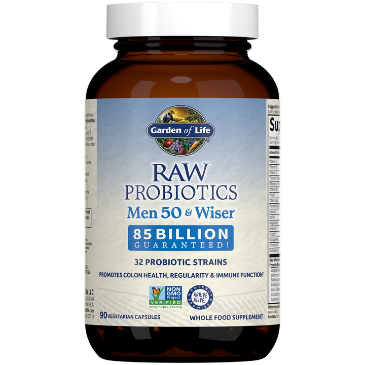 RAW Probiotics Men 50 & Wiser 90 vcaps