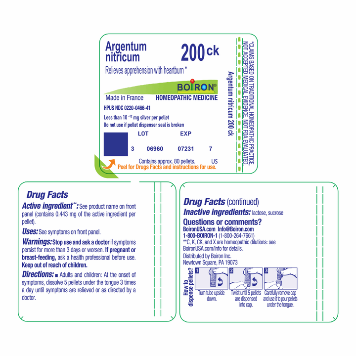 Argentum nitricum 200CK 80 Pellets