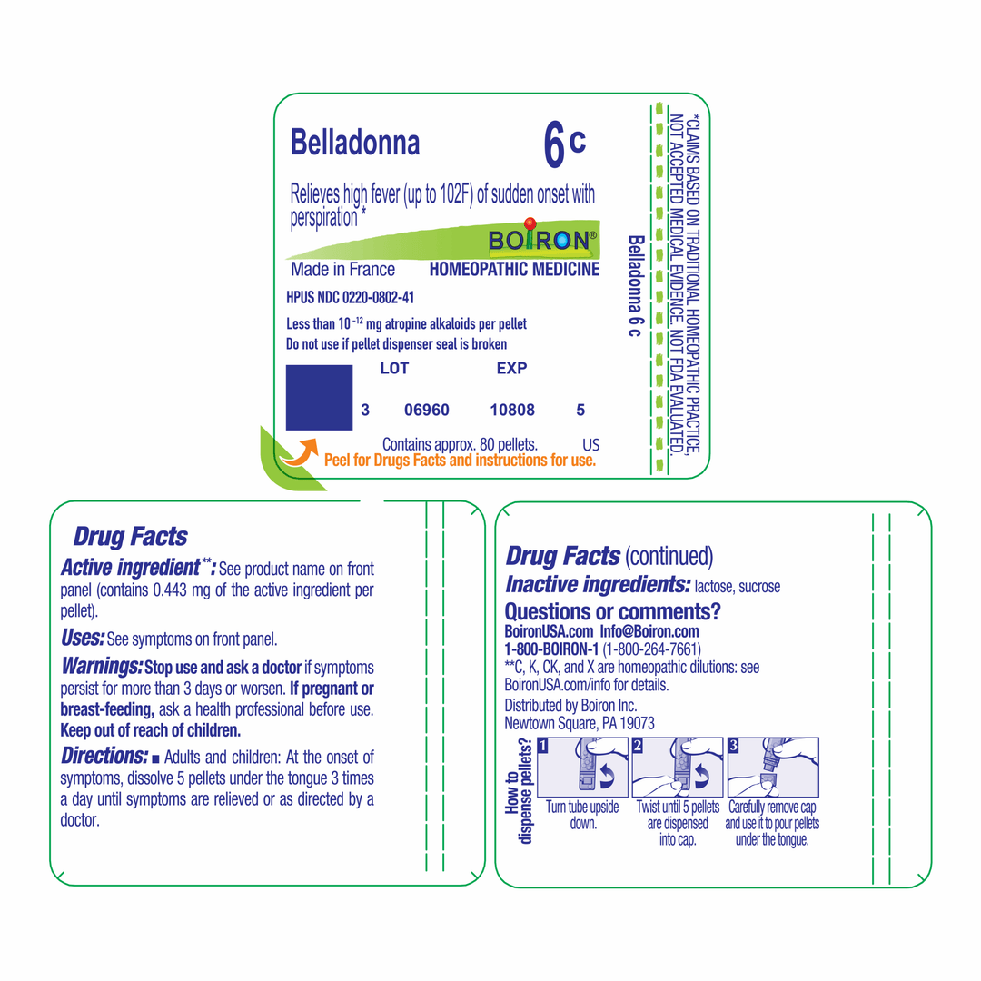 Belladonna 6C 80 Pellets - FAR HILLS PHARMACY STORE