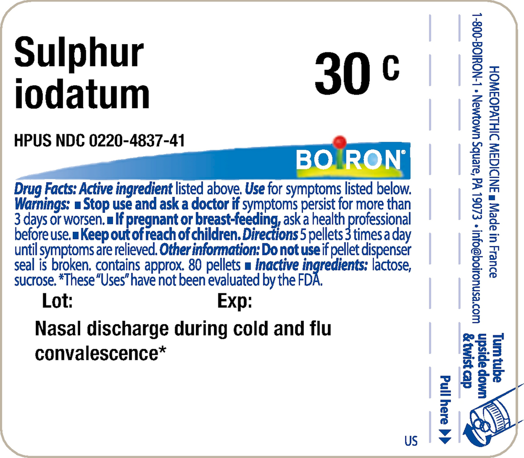 Sulphur iodatum 30C 80 Pellets