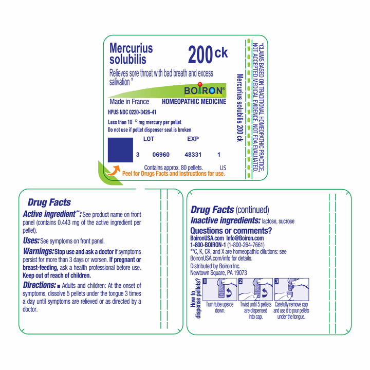 Mercurius solubilis 200CK 80 Pellets