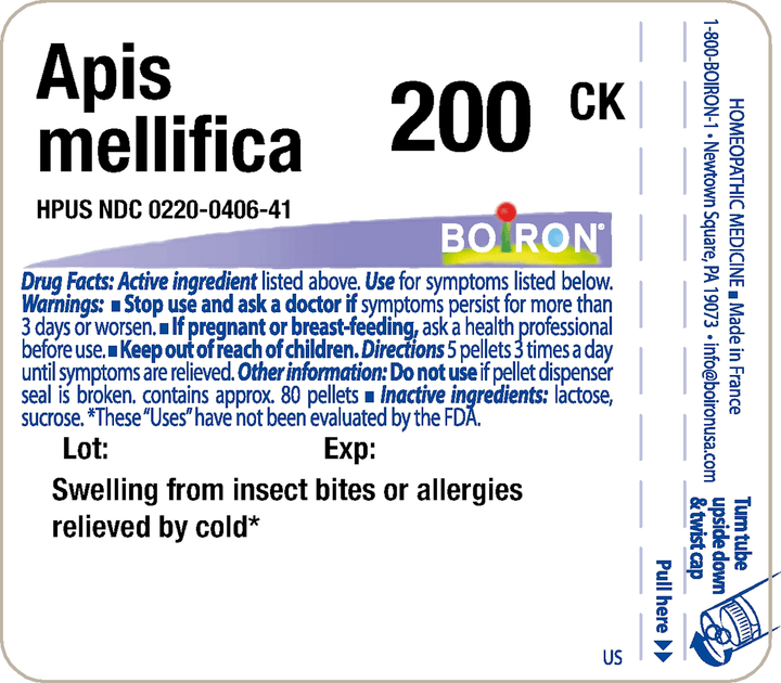 Apis mellifica 200CK 80 Pellets - FAR HILLS PHARMACY STORE