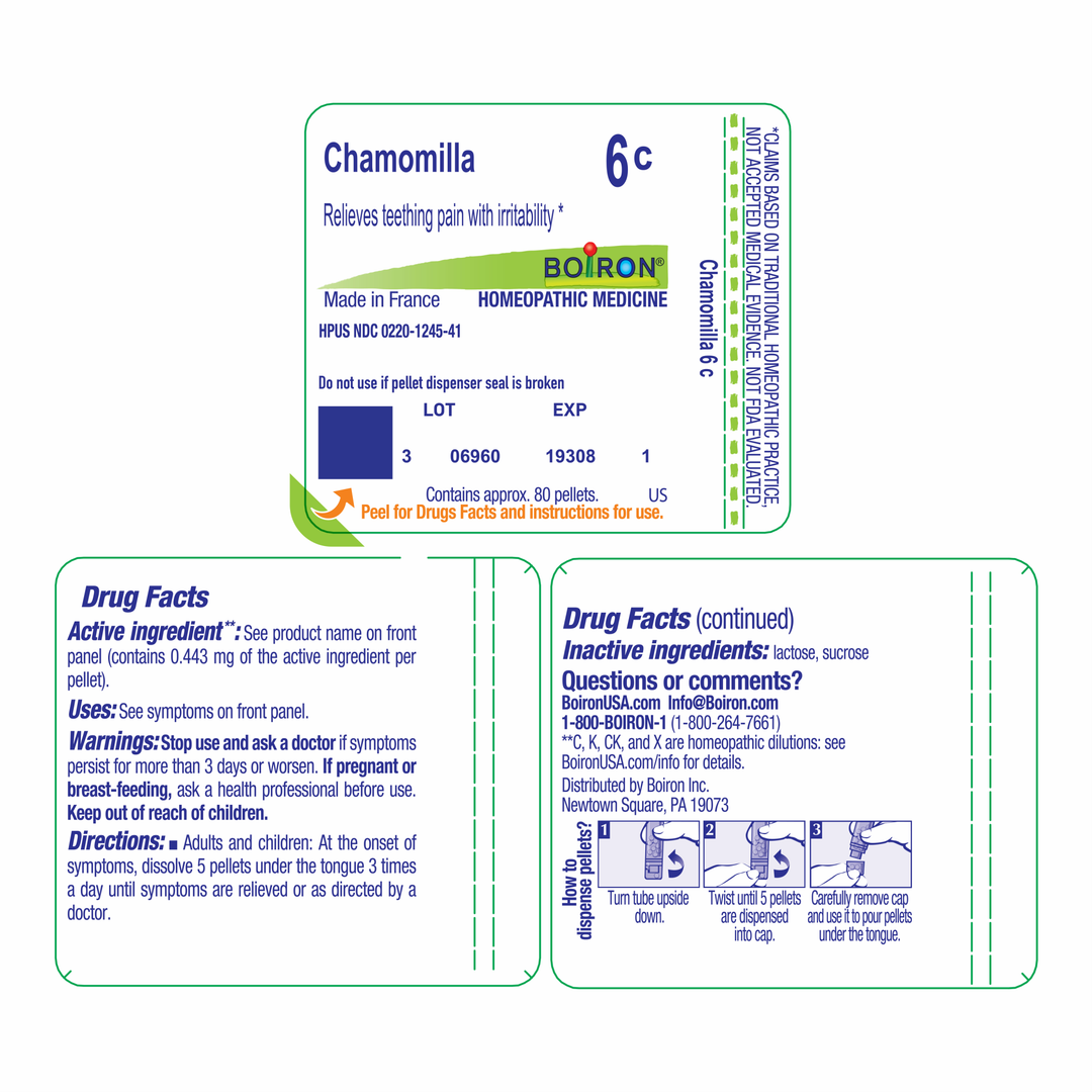 Chamomilla 6C 80 Pellets