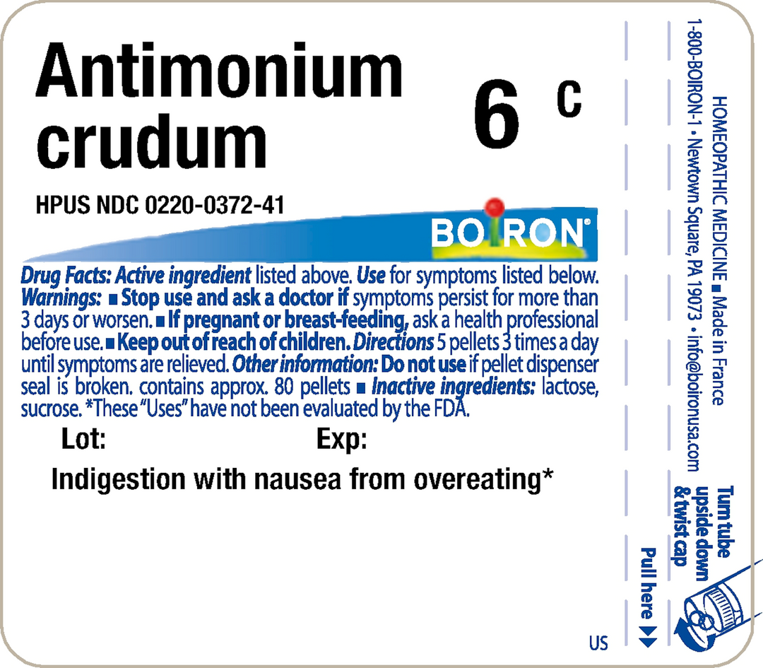 Antimonium crudum 6C 80 Pellets