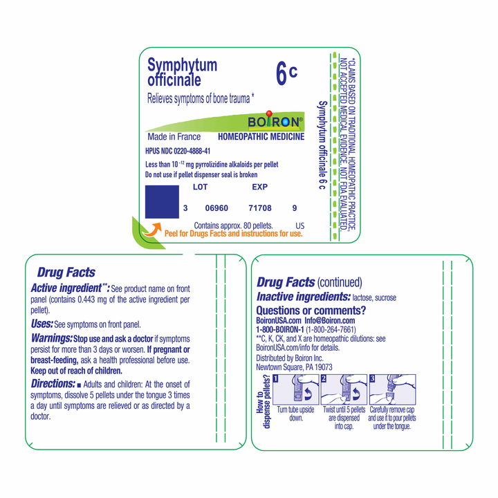 Symphytum officinale 6C 80 Pellets