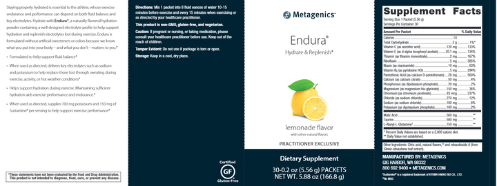 Endura Lemonade Flavor - FAR HILLS PHARMACY STORE