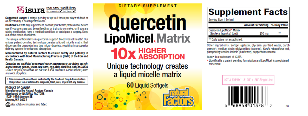 Quercetin LipoMicel Matrix