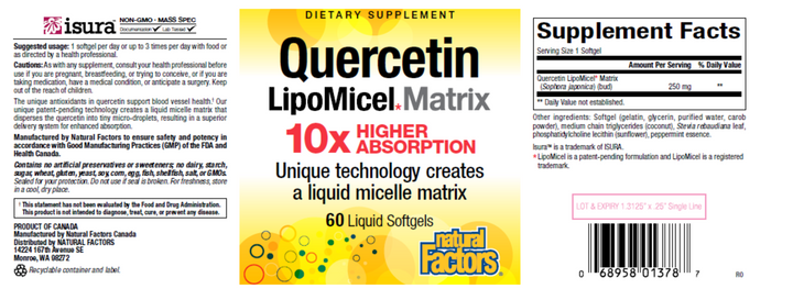 Quercetin LipoMicel Matrix