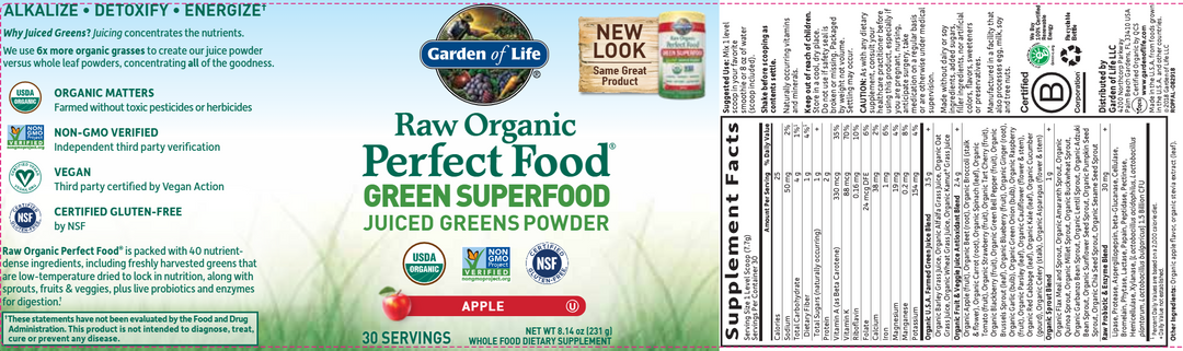 Perfect Food RAW - Organic Apple 231 g