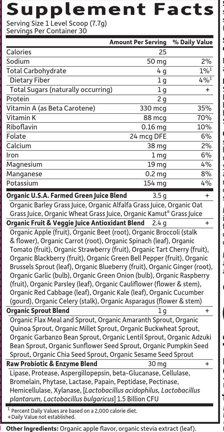 Perfect Food RAW - Organic Apple 231 g