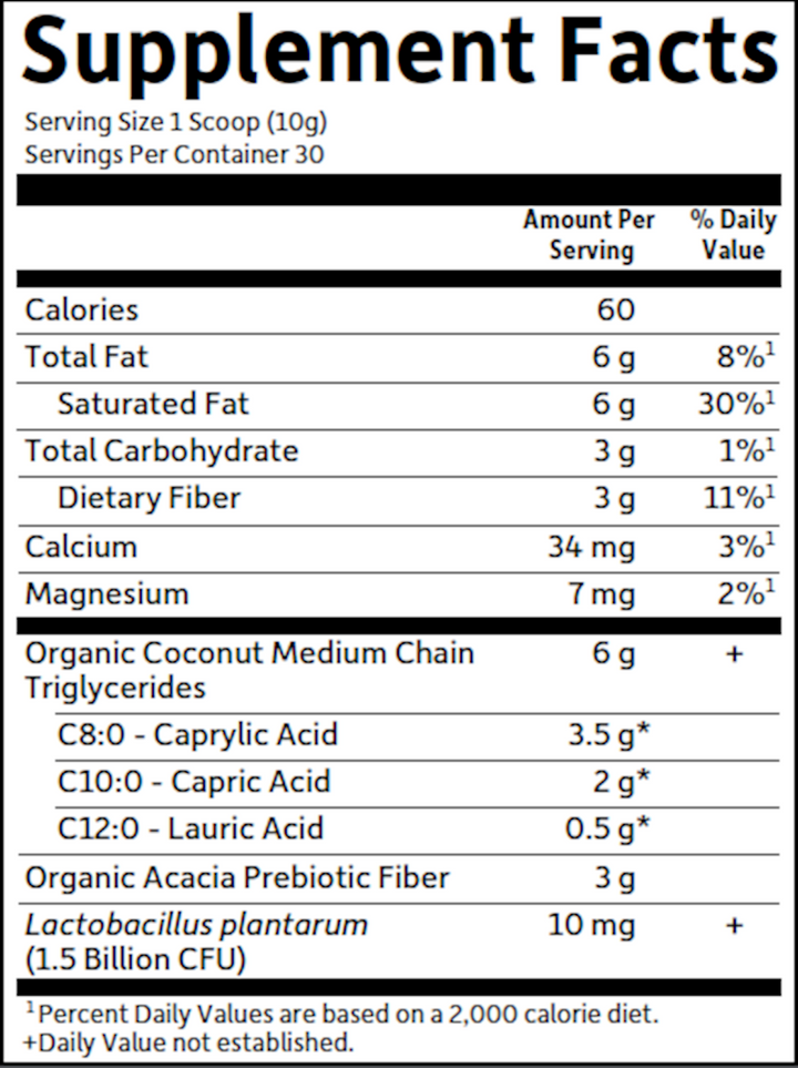 Dr. Formulated Keto Organic MCT 30 servings