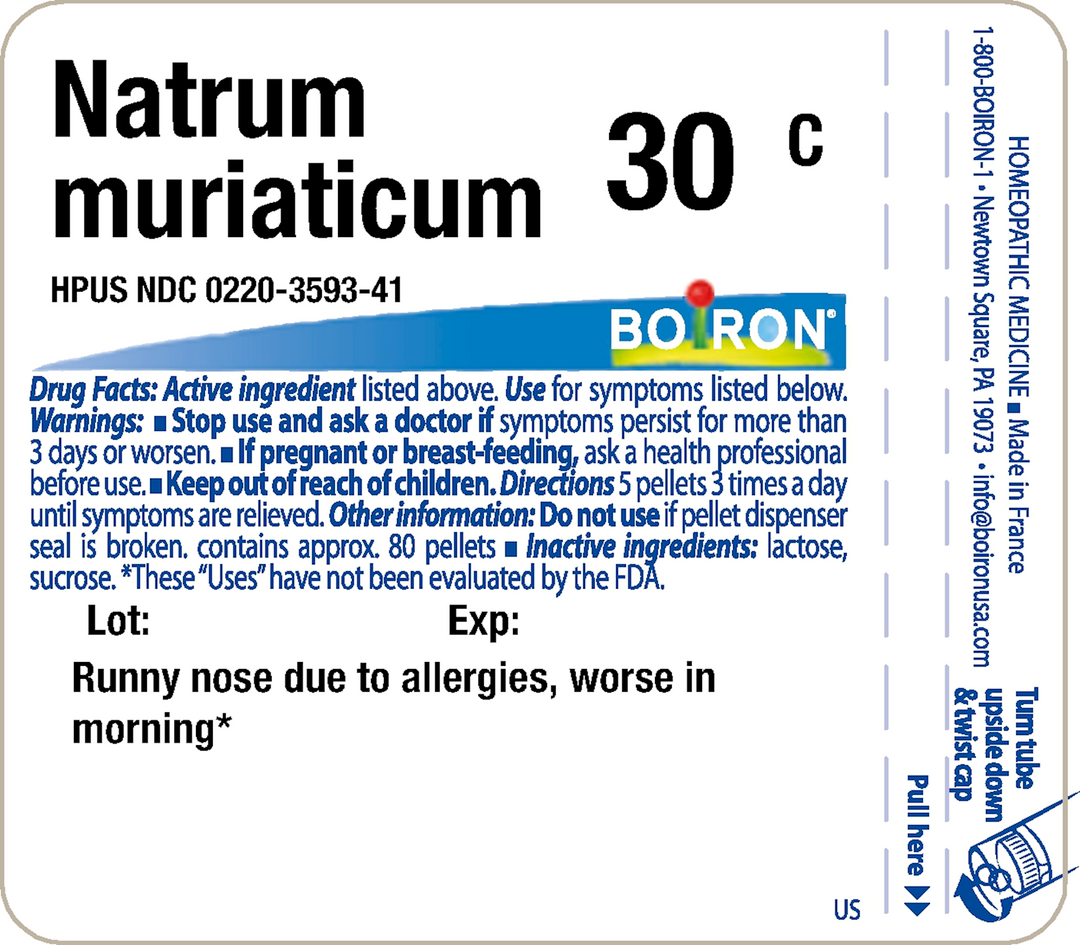 Natrum muriaticum 30C 80 Pellets