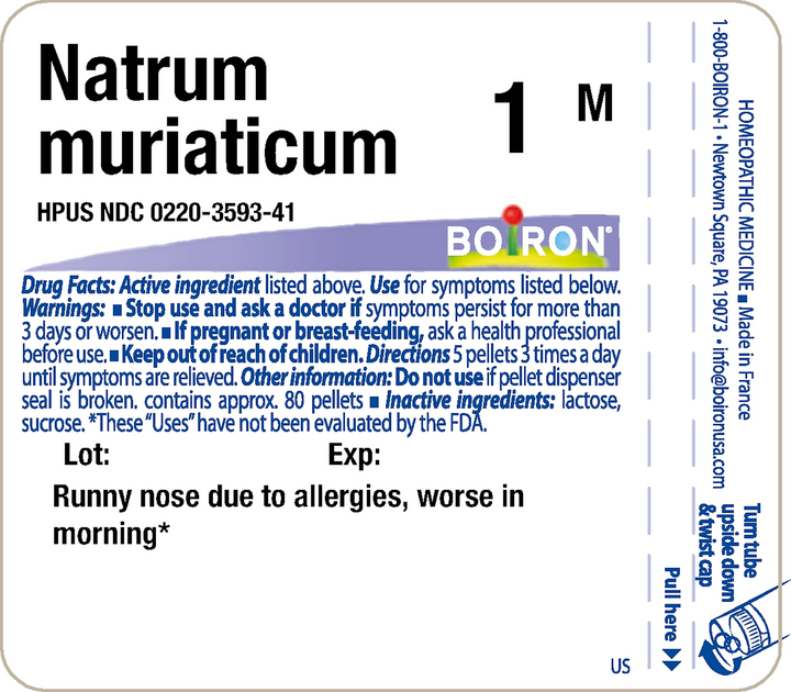 Natrum muriaticum 1M 80 Pellets