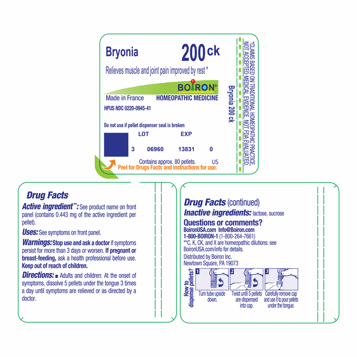 Bryonia 200CK 80 Pellets - FAR HILLS PHARMACY STORE