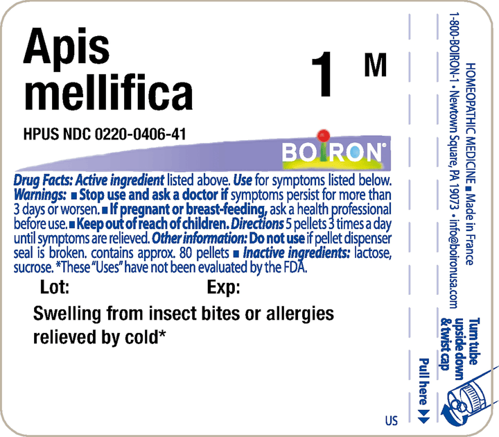 Apis mellifica 1M 80 Pellets - FAR HILLS PHARMACY STORE