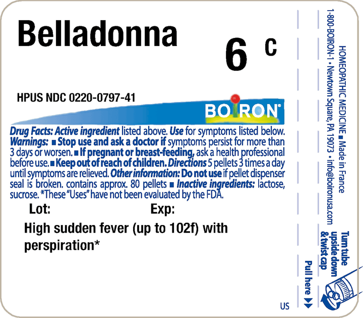 Belladonna 6C 80 Pellets - FAR HILLS PHARMACY STORE
