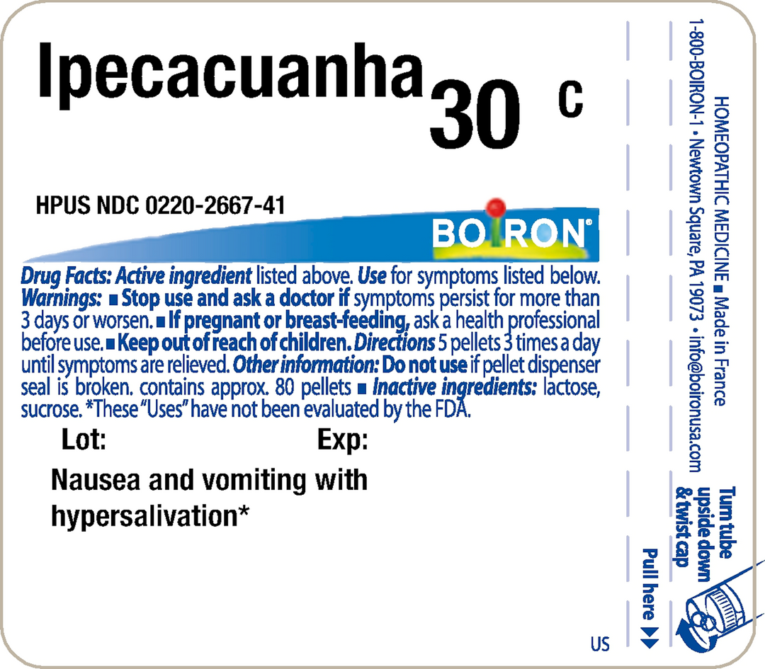 Ipecacuanha 30C 80 Pellets