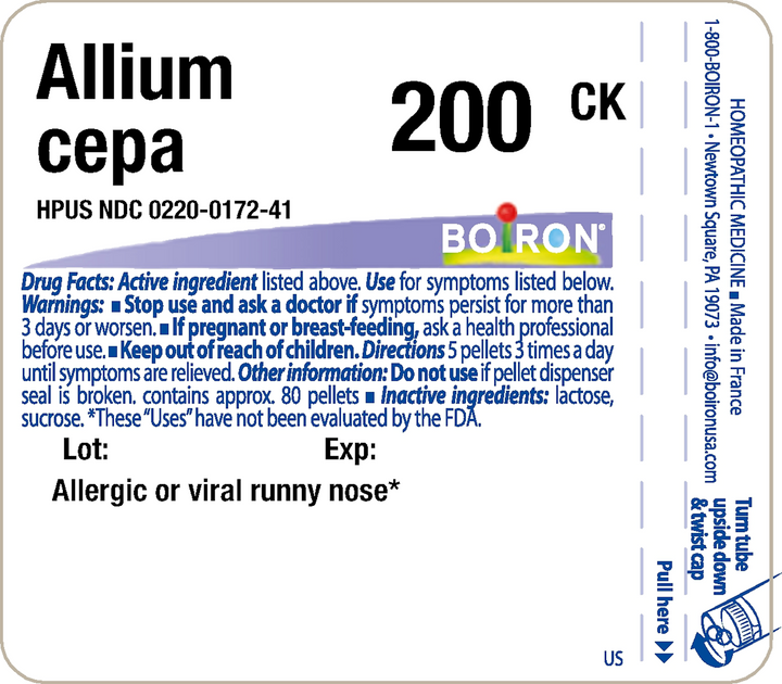 Allium cepa 200CK 80 Pellets