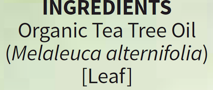 Tea Tree Organic Essential Oil .5 fl oz