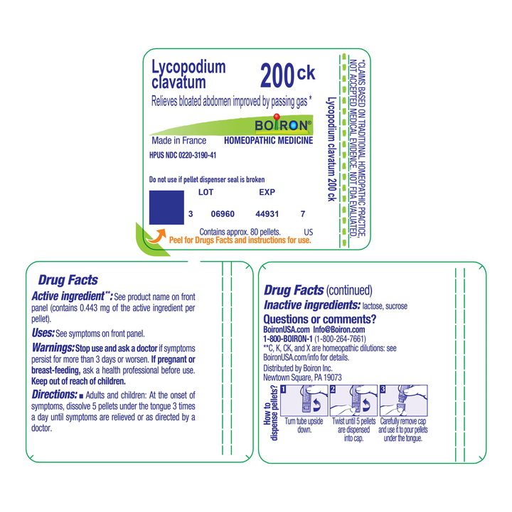 Lycopodium clavatum 200CK 80 Pellets