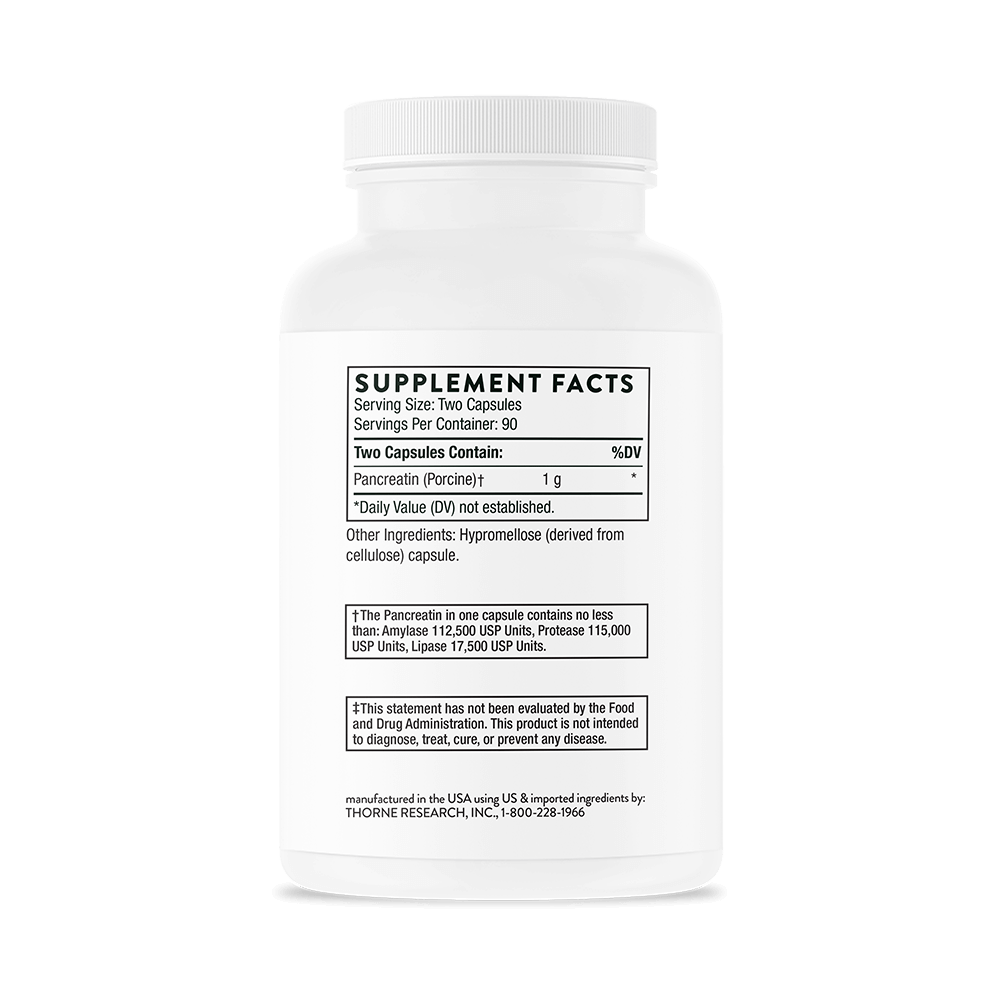 Pancreatic Enzymes 180 Caps - FAR HILLS PHARMACY STORE