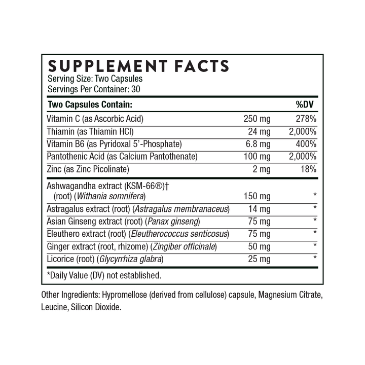 Stress Balance 60 Vegcaps - FAR HILLS PHARMACY STORE