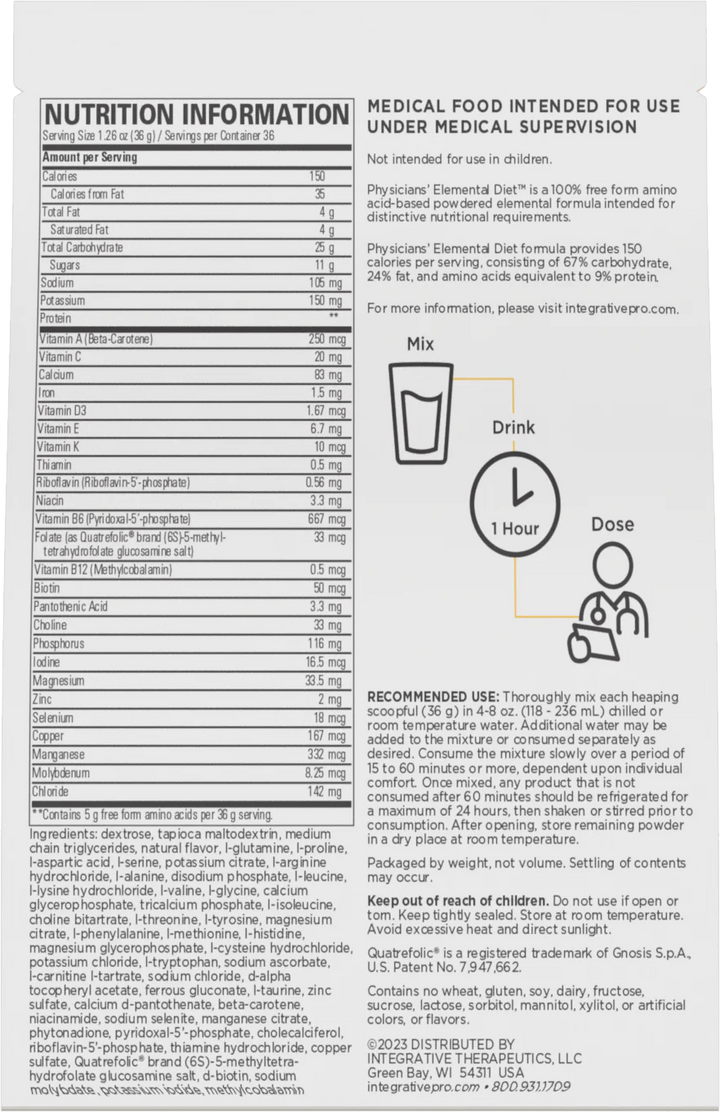 Physicians' Elemental Diet™