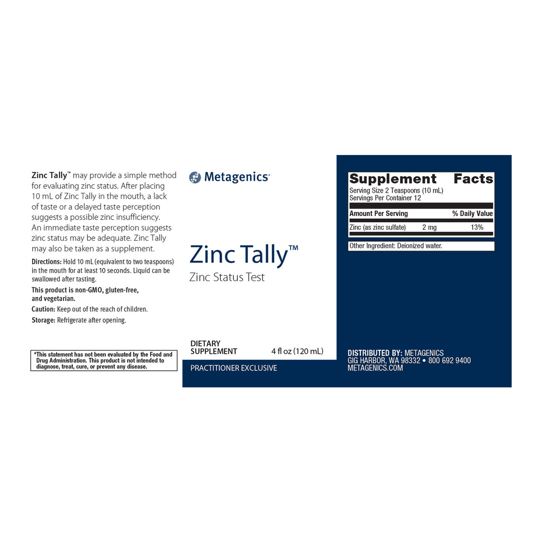 Zinc Tally™