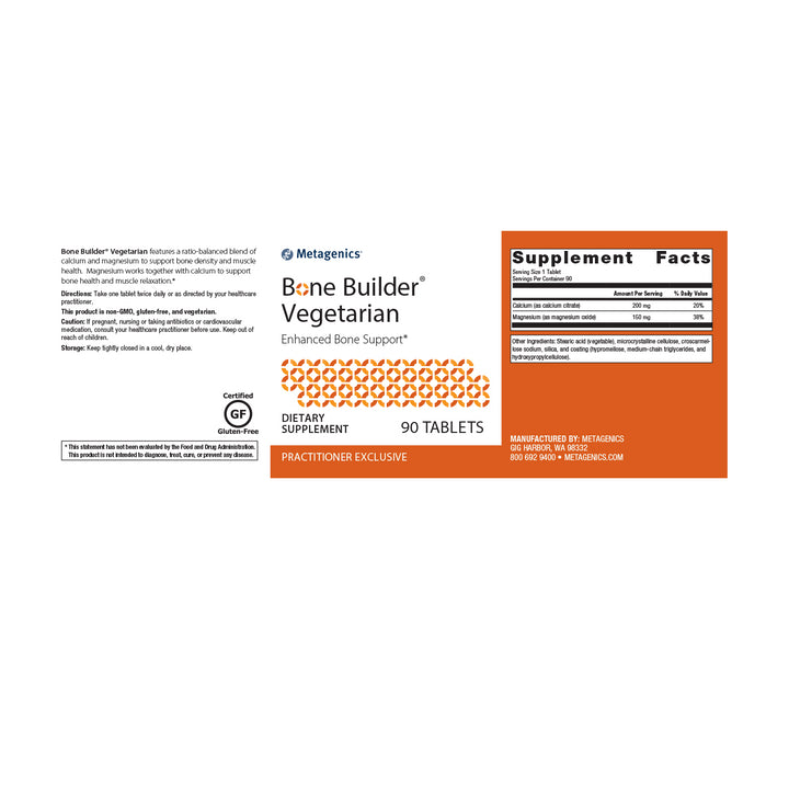 Bone Builder® Vegetarian (formerly Osteo-Citrate)