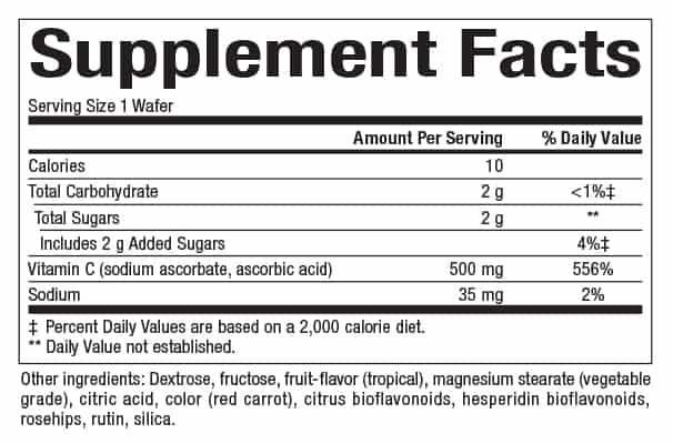 C 500 mg Fruit-Flavor Chew