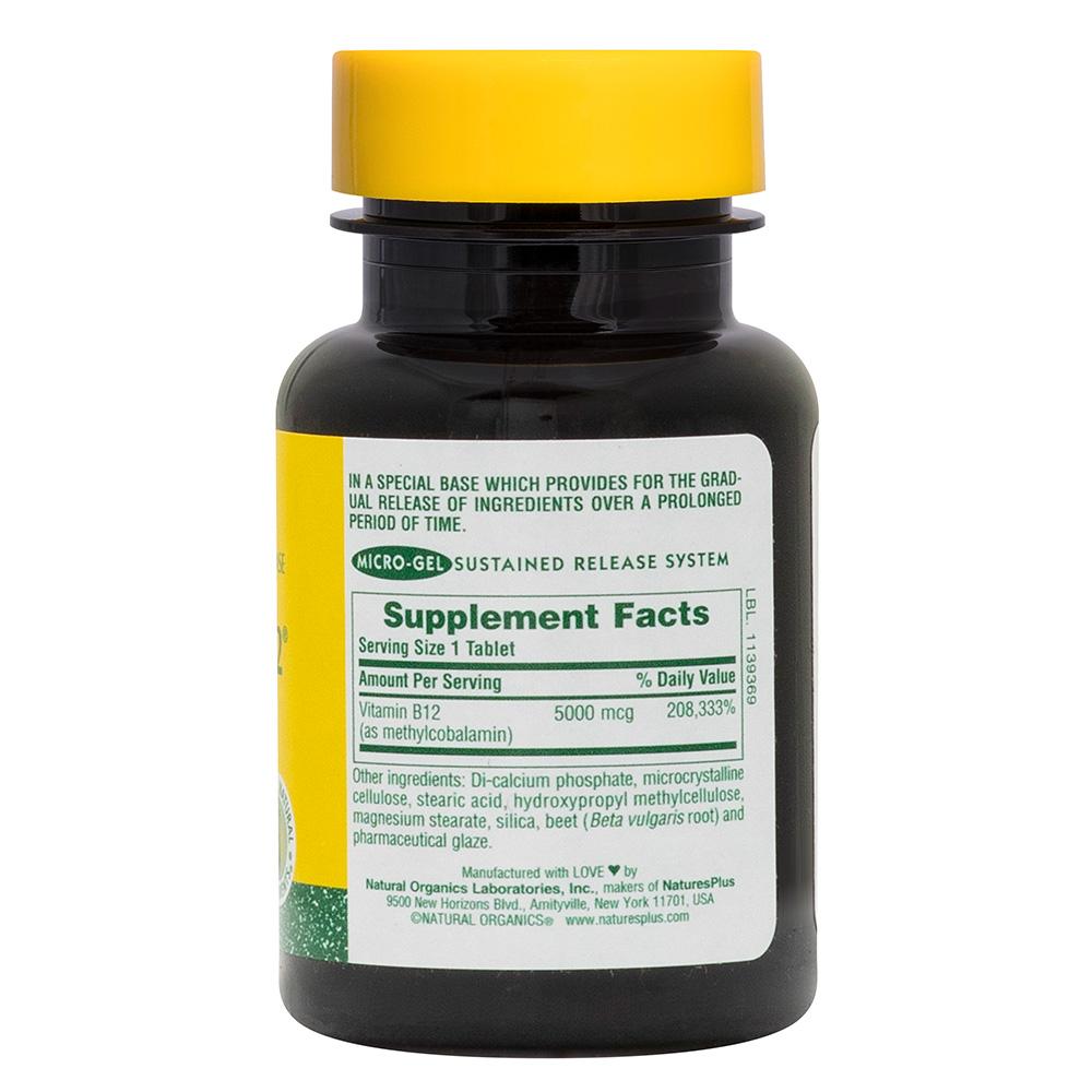 Shot-O-B12® 5000 mcg Sustained Release Tablets